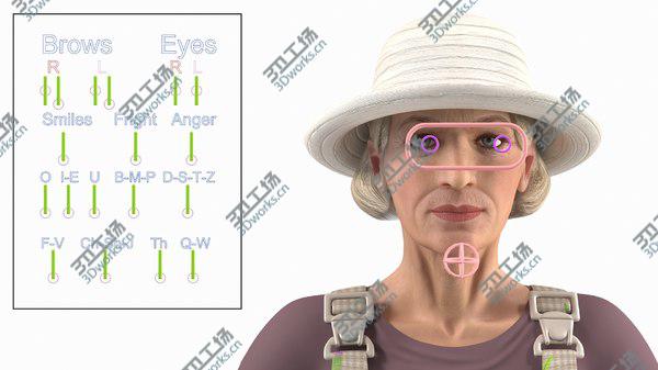 images/goods_img/20210312/Elderly Woman Farmer Rigged 3D/2.jpg